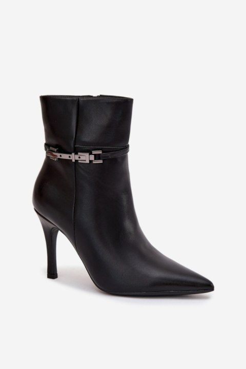 Botki Model Bellisse 8784 Black - Step in style Botki Model Bellisse 8784 Black - Step in style
