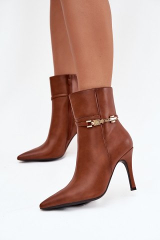 Botki Model Bellisse 8784 Camel - Step in style