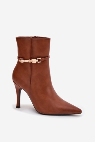 Botki Model Bellisse 8784 Camel - Step in style