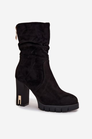 Botki Model Briannae HB-90 Black - Step in style