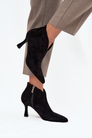 Botki Model Jolivra C-850 Black Zamsz - Step in style