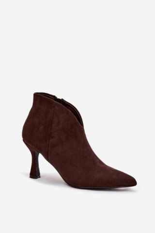 Botki Model Jolivra C-850 Czekolada Zamsz - Step in style