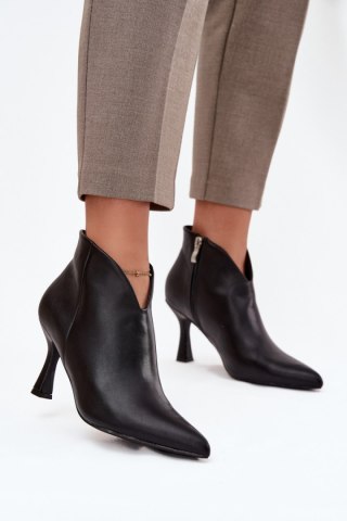 Botki Model Jolivra C-851 Black Skóra - Step in style