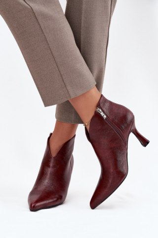 Botki Model Jolivra C851 Bordo Lakier - Step in style