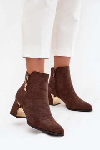 Botki Model Kalivra 1338 Brown - Step in style
