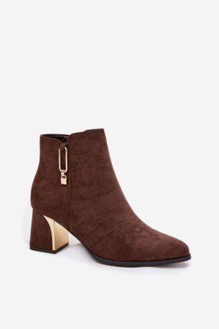 Botki Model Kalivra 1338 Brown - Step in style
