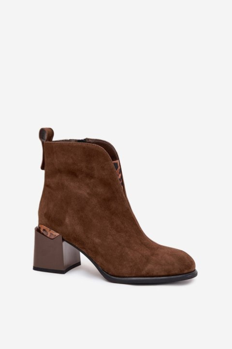 Botki Model Vinceza 66811 Brown - Step in style Botki Model Vinceza 66811 Brown - Step in style