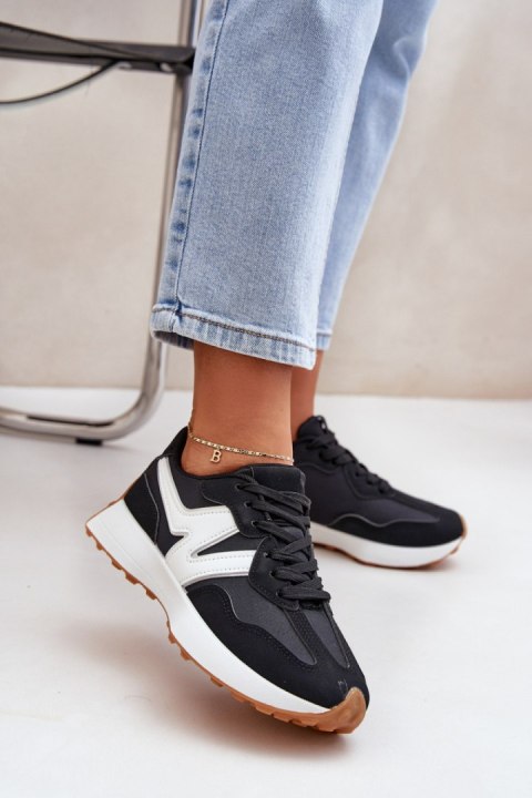 Buty Sportowe Model Britma LA295P Black - Step in style Buty Sportowe Model Britma LA295P Black - Step in style