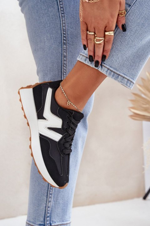 Buty Sportowe Model Britma LA295P Black - Step in style Buty Sportowe Model Britma LA295P Black - Step in style