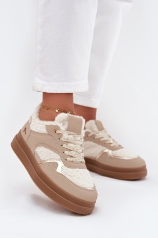 Buty Sportowe Model Frelina LA331P Beige - Step in style