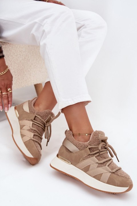 Buty Sportowe Model Juvira C-465 Beige - Step in style Buty Sportowe Model Juvira C-465 Beige - Step in style