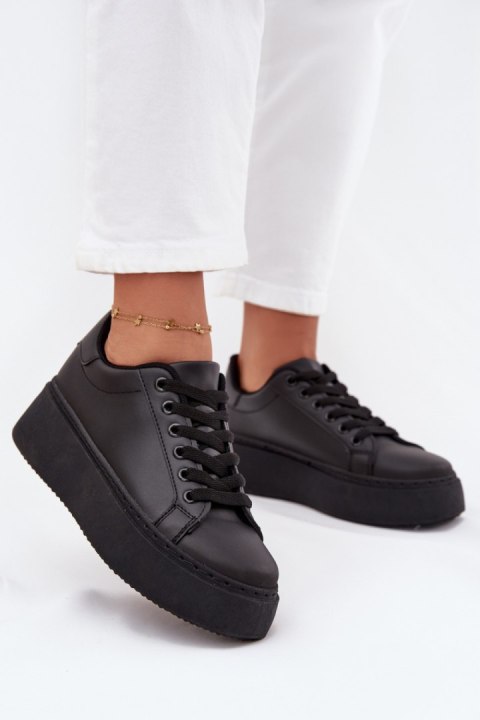 Buty Sportowe Model Sallira LA290P Black - Step in style Buty Sportowe Model Sallira LA290P Black - Step in style