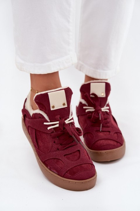 Buty Sportowe Model Solvia BL617P Bordo - Step in style Buty Sportowe Model Solvia BL617P Bordo - Step in style
