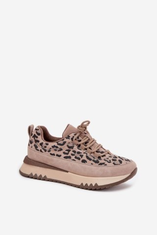 Buty Sportowe Model Vinceza 66836 Panterka Beige - Step in style