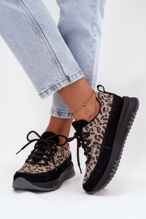 Buty Sportowe Model Vinceza 66836 Panterka Black - Step in style Buty Sportowe Model Vinceza 66836 Panterka Black - Step in style