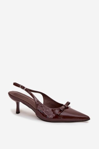 Czółenka Model Olvena P-1467 Czekolada - Step in style
