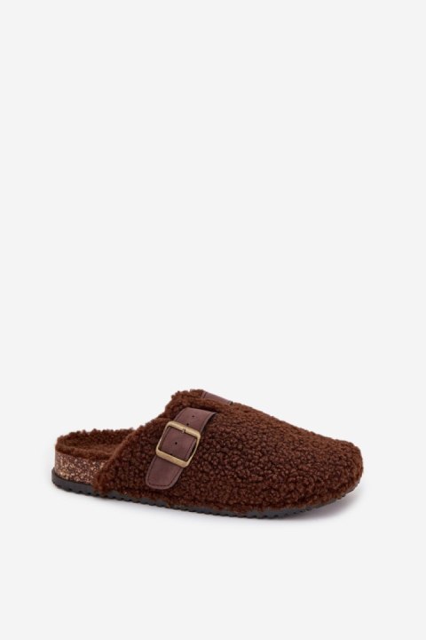 Kapcie Model Lorivine L2871 Brown - Step in style Kapcie Model Lorivine L2871 Brown - Step in style