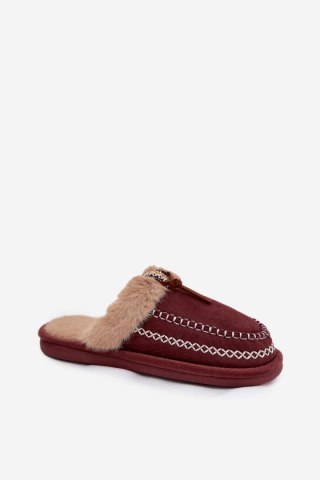 Kapcie Model Perivelle 608 Bordo - Step in style