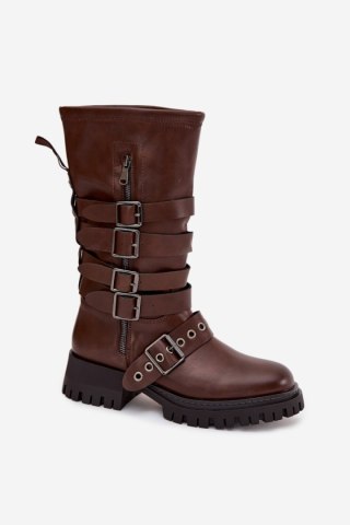 Kozaki Model Ivaline 3644 Brown - Step in style