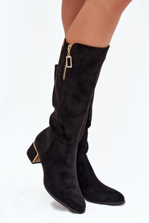 Kozaki Model Lyvienne 6912 Black - Step in style Kozaki Model Lyvienne 6912 Black - Step in style