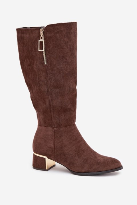 Kozaki Model Lyvienne 6912 Brown - Step in style Kozaki Model Lyvienne 6912 Brown - Step in style