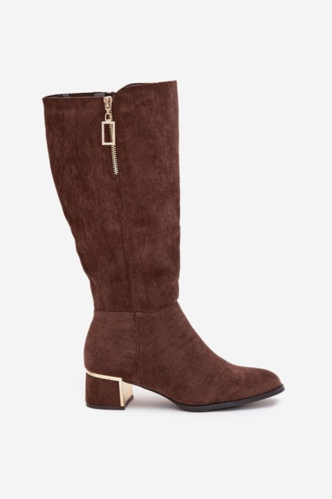 Kozaki Model Lyvienne 6912 Brown - Step in style Kozaki Model Lyvienne 6912 Brown - Step in style