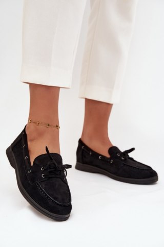Mokasyny Model Zalina 22-374 Black - Step in style