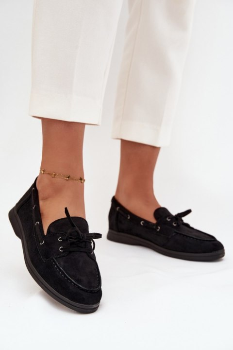 Mokasyny Model Zalina 22-374 Black - Step in style Mokasyny Model Zalina 22-374 Black - Step in style