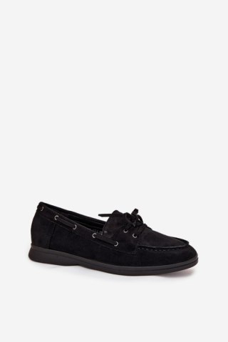 Mokasyny Model Zalina 22-374 Black - Step in style