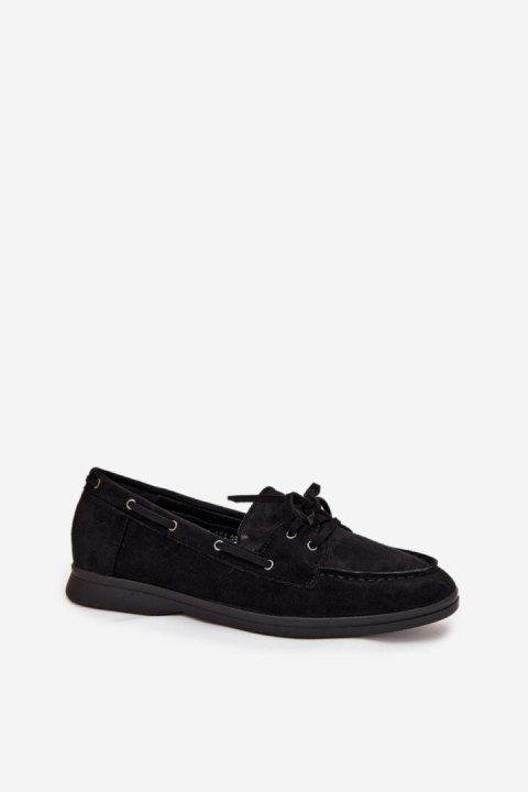 Mokasyny Model Zalina 22-374 Black - Step in style Mokasyny Model Zalina 22-374 Black - Step in style