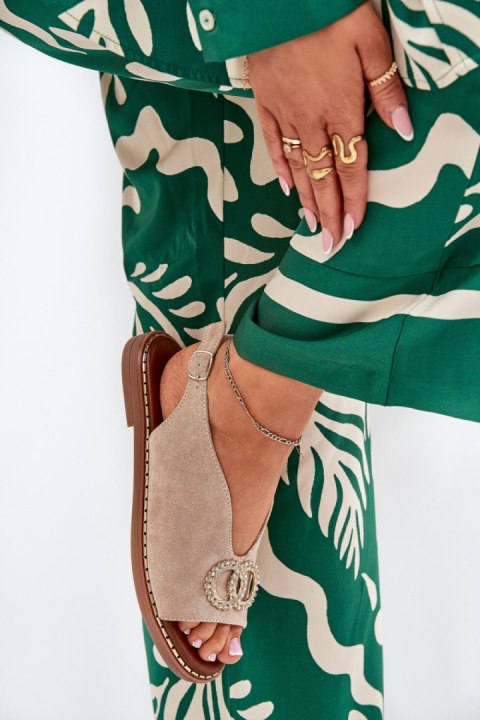 Sandały Model Ralisses A8228 Beige - Step in style Sandały Model Ralisses A8228 Beige - Step in style