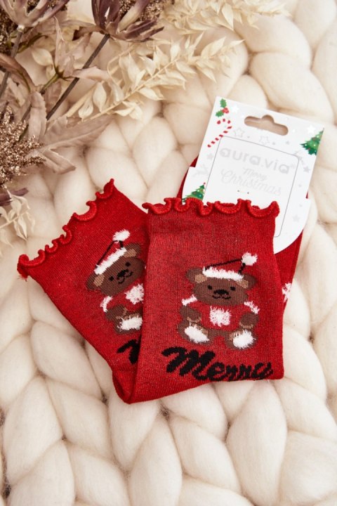 Skarpety Model SK.29166/SN756 Red - Step in style Skarpety Model SK.29166/SN756 Red - Step in style