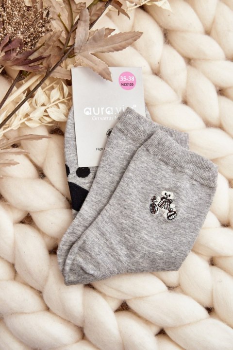 Skarpety Model SK.29402/NZX120 Grey - Step in style Skarpety Model SK.29402/NZX120 Grey - Step in style