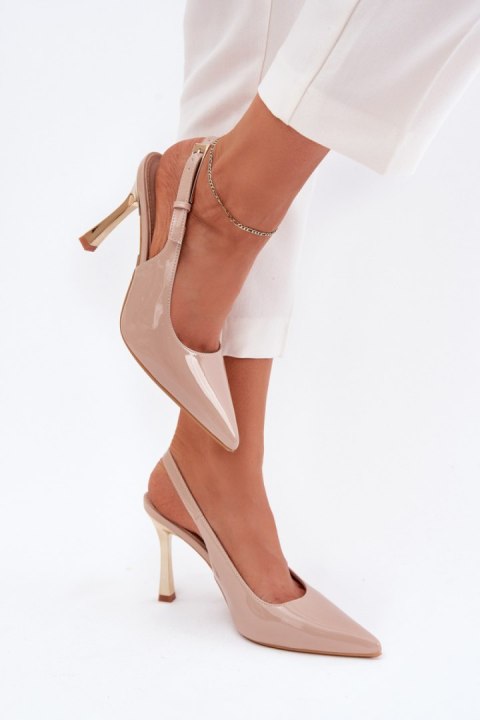 Szpilki Model Rivori LE116P Beige - Step in style Szpilki Model Rivori LE116P Beige - Step in style