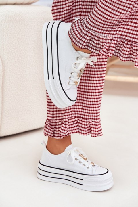 Trampki Model Fiorina 890-4B White - Step in style Trampki Model Fiorina 890-4B White - Step in style