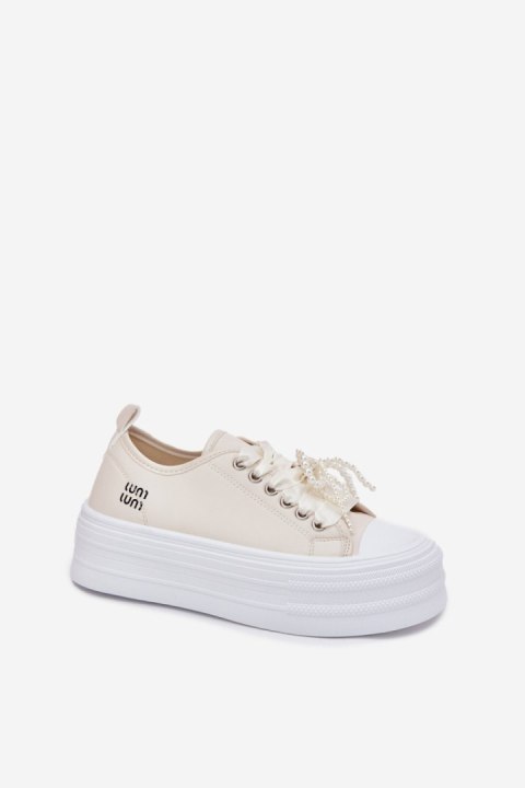 Trampki Model Tivora 812-4C Beige - Step in style Trampki Model Tivora 812-4C Beige - Step in style