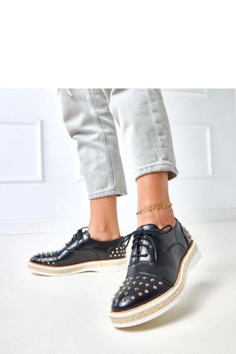 Półbuty Model Kamira 8563 Black - Solea Półbuty Model Kamira 8563 Black - Solea