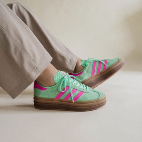 Adidas Gazelle Bold W- H06125, Zielony Adidas Gazelle Bold W- H06125, Zielony