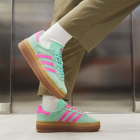 Adidas Gazelle Bold W- H06125, Zielony Adidas Gazelle Bold W- H06125, Zielony