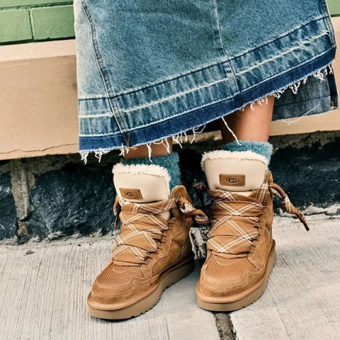 UGG W Highmel-1145390-CHE, Brązowy UGG W Highmel-1145390-CHE, Brązowy