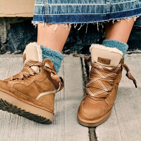 UGG W Highmel-1145390-CHE, Brązowy UGG W Highmel-1145390-CHE, Brązowy